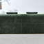 Canapé incurvé en chenille avec mousse haute densité et sans assemblage, parfait pour les espaces de vie compacts-635333434
