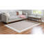 Tapis uni / rayé couleur Warlick-1555623444