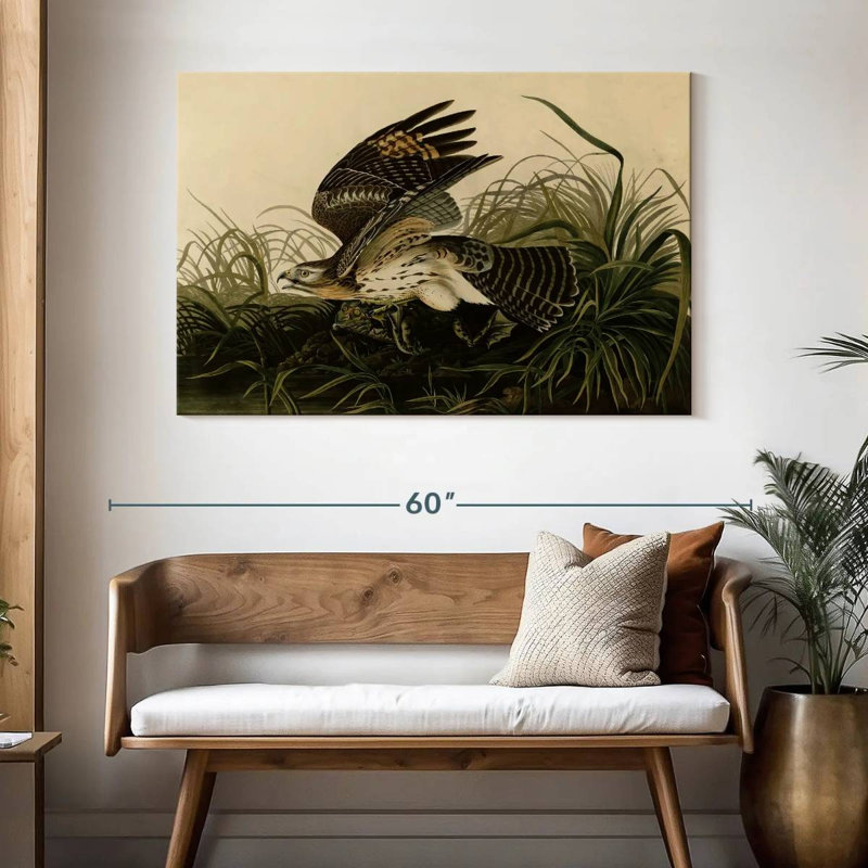 Brampt Winter Hawk, 32" H x 48" W