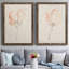 Fleur Petite I - Ensemble de 2 peintures sur toiles encadrées-1069795072-1069795073