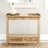 Dieuwer 35.8'' Solid Wood Console Table