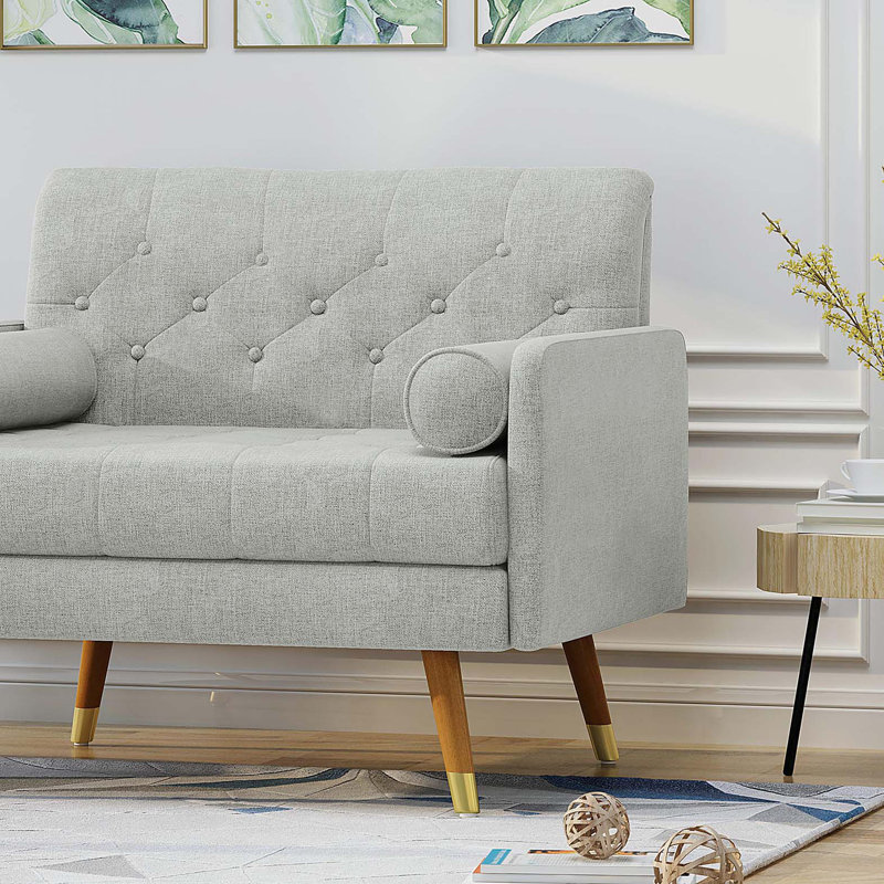 Fauteuil club, Gris clair