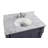 Flo 36 " W Freestanding Standard 1 Single Vanity Bathroom Vanity With Carrara Marble Top-2049771047-2049771053