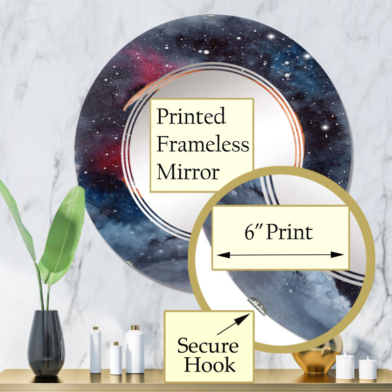 Miroir de salle de bain sans cadre, 32 po x 32 po