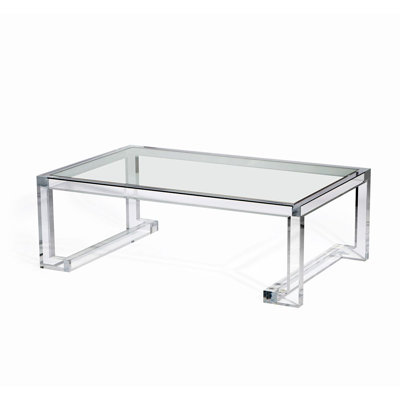 Ava Glass Top Coffee Table