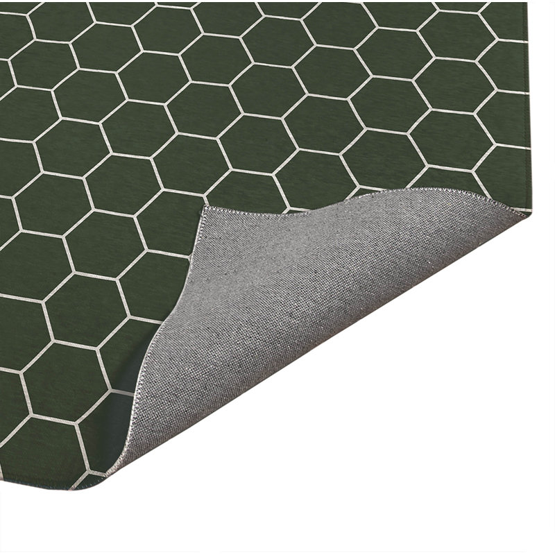 Comb Non-Slip Outdoor Rug, Rectangle 2' x 3'