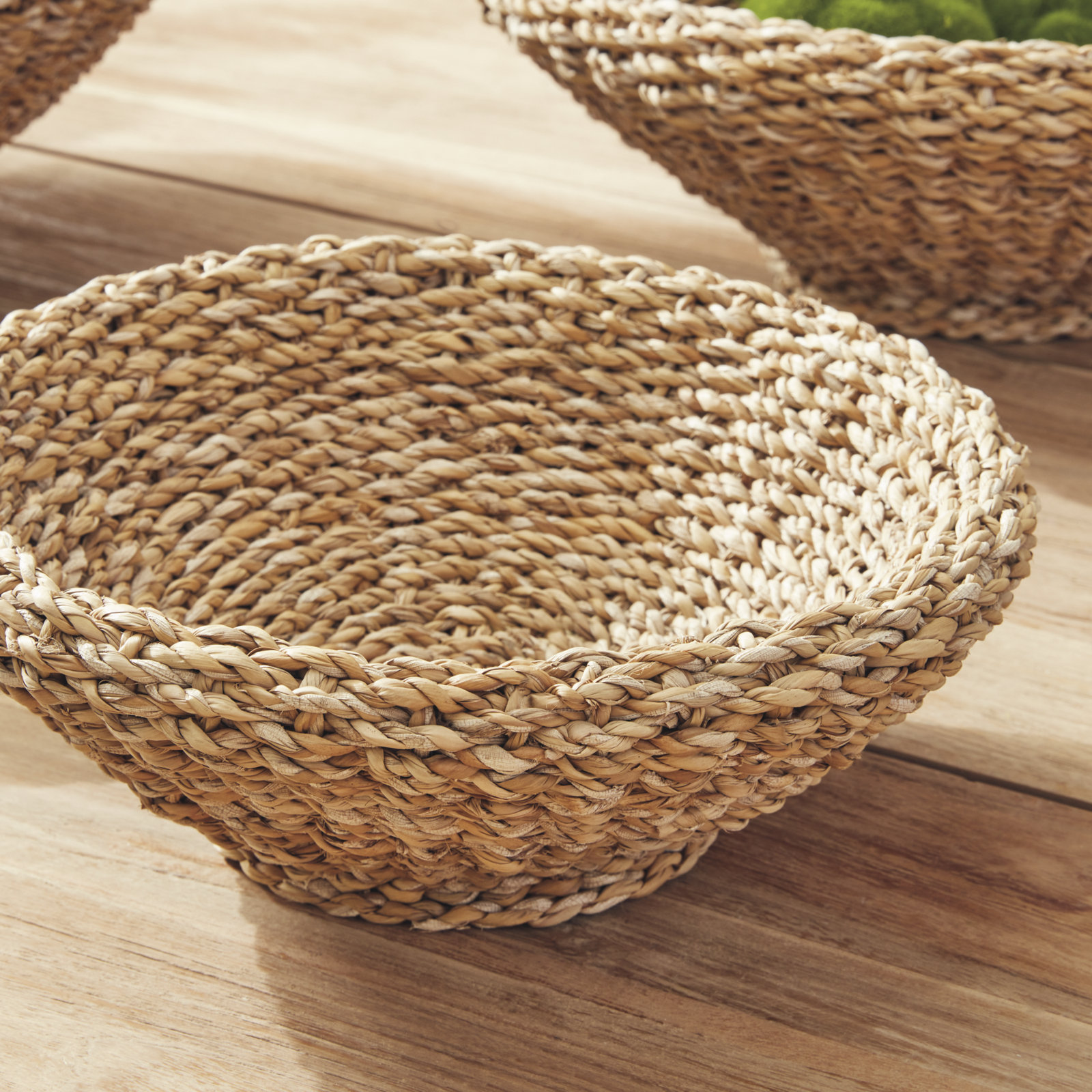 Charton Handmade Seagrass Storage Bin Set