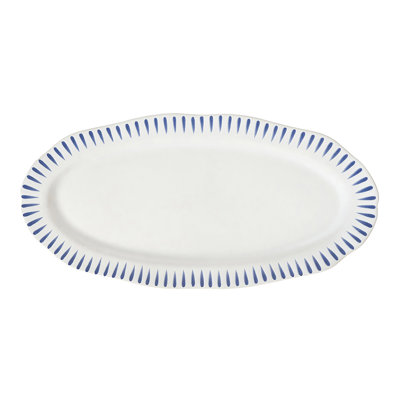 Sitio Stripe 15" Hostess Tray