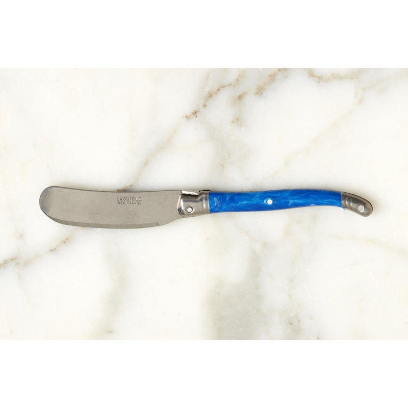 The Original French Laguiole Cheese Spreader, Blue