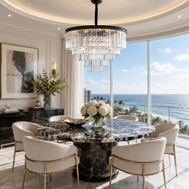 Allure 21-Light Round LED Chandelier