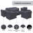 Rattan Sofa Seating Group Cover