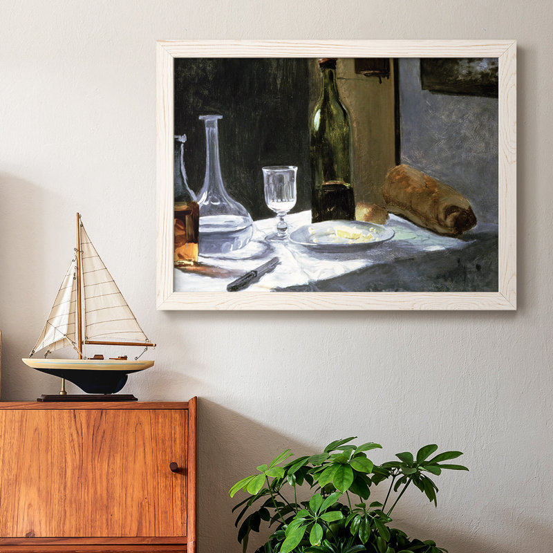 Still Life With Bottles, 1862, reproduction d'art sur toile, Blanc, H 22 po x l 32 po x P 1,5 po