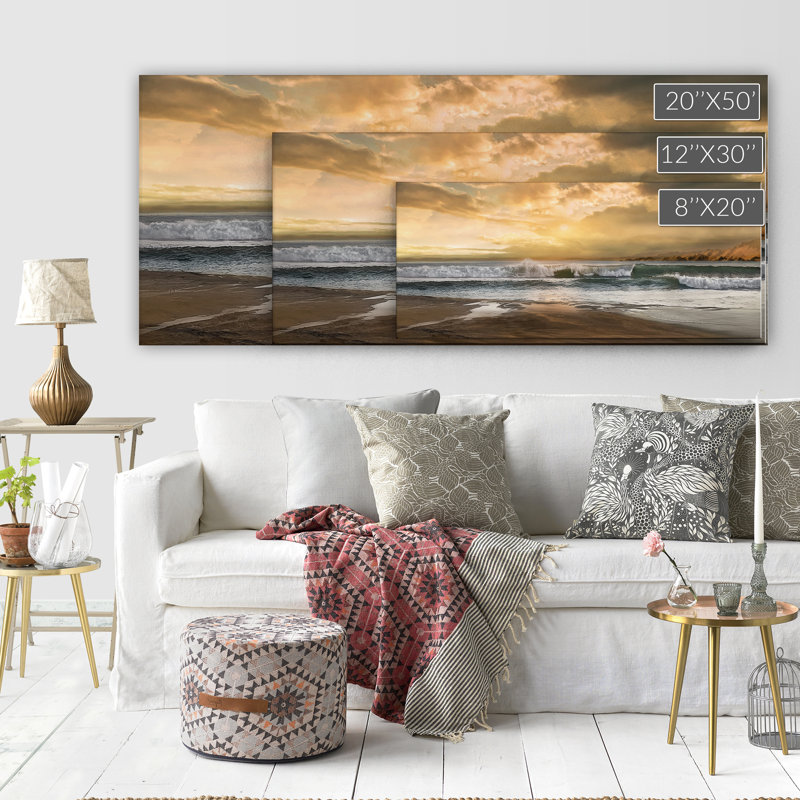 " New Dawn " by Carol Robinson, 12" H x 30" W x 1.5" D