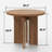 Modern Wood Round Dining Table Kitchen Table With Cross Pedestal-1116506213-1116506210