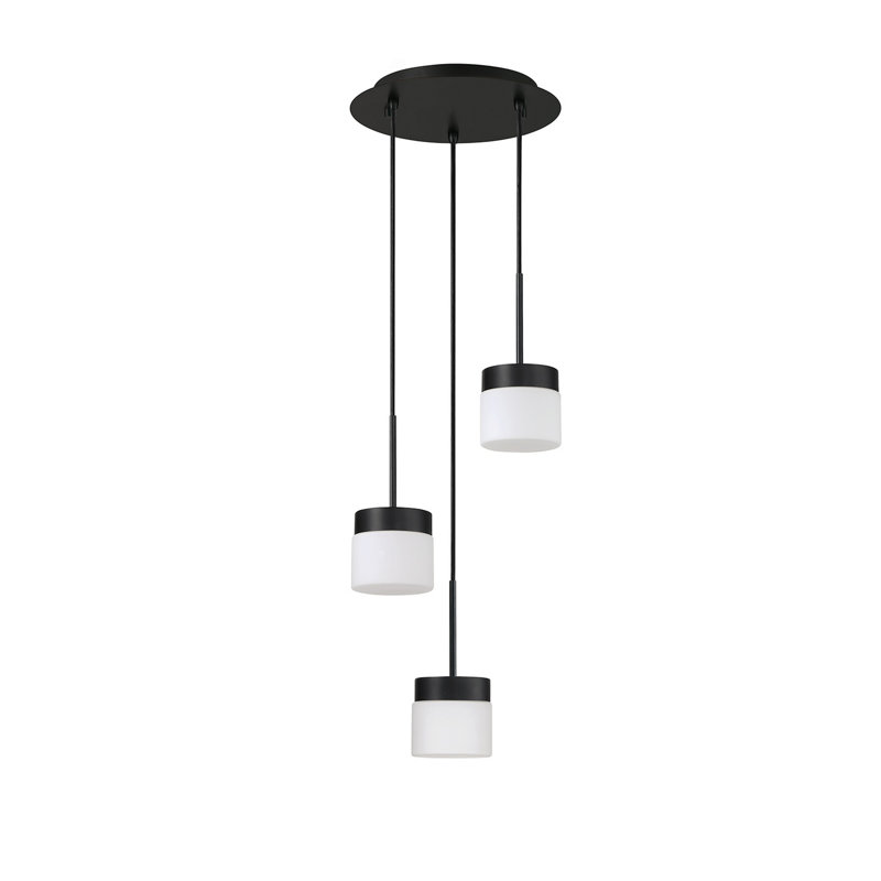 Poêle noire 3 lumières Ikee