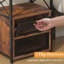 Ensemble de 2 tables de bout étroites avec tiroir, ensemble de tables de bout et de chevet pour petits espaces-1649779915