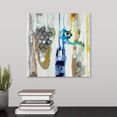 « botanique contour xiiiii », peinture sur toile