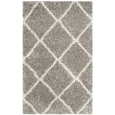 Girault Geometric Looped / Hooked Area Rug