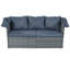Lit de jour d'extérieur rectangulaire en osier avec coussins Xanthe-1253568790