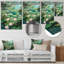 Décoration murale rose en métal Pinklotus-1418692766