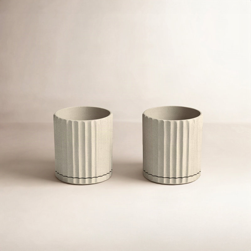 Pot à fleurs 6 "Veradek Demi Series, Sable, 2