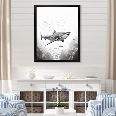 " Monochrome Grey Shark Dance I "