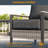 Bhreatnach 5 Piece PE Wicker Patio Sofa Set with Ottoman-110097540