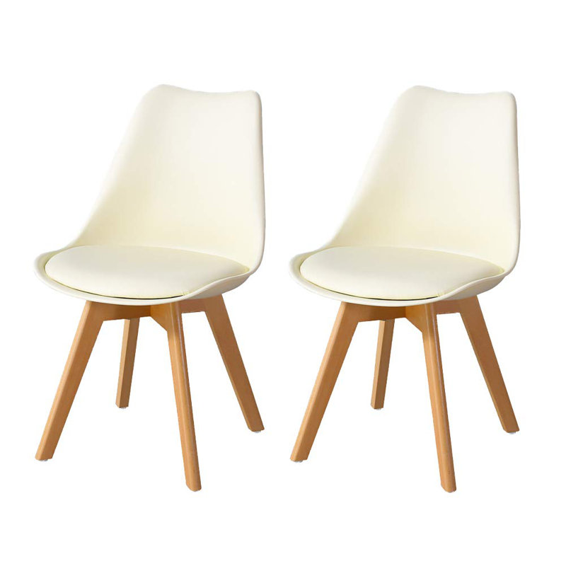 Rafe Upholstered Side Chair, Cream, 1