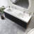 60''Wall Mounted Bathroom Vanity With Solid Surface Sink