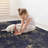 Black Washable Rug Area Rug-76383205