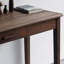 Bureau en bois massif de style rustique en acajou