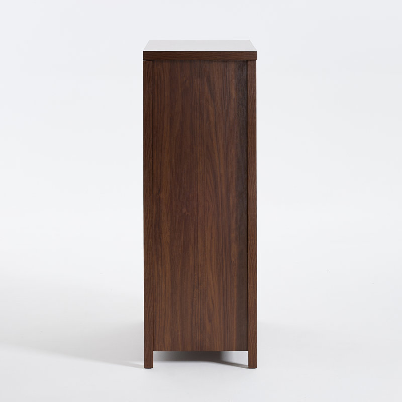 76.2cm W 5 - Drawer Chest of Drawers, Mahogany Brown