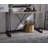 Reese Metal Console Table with Wooden Top