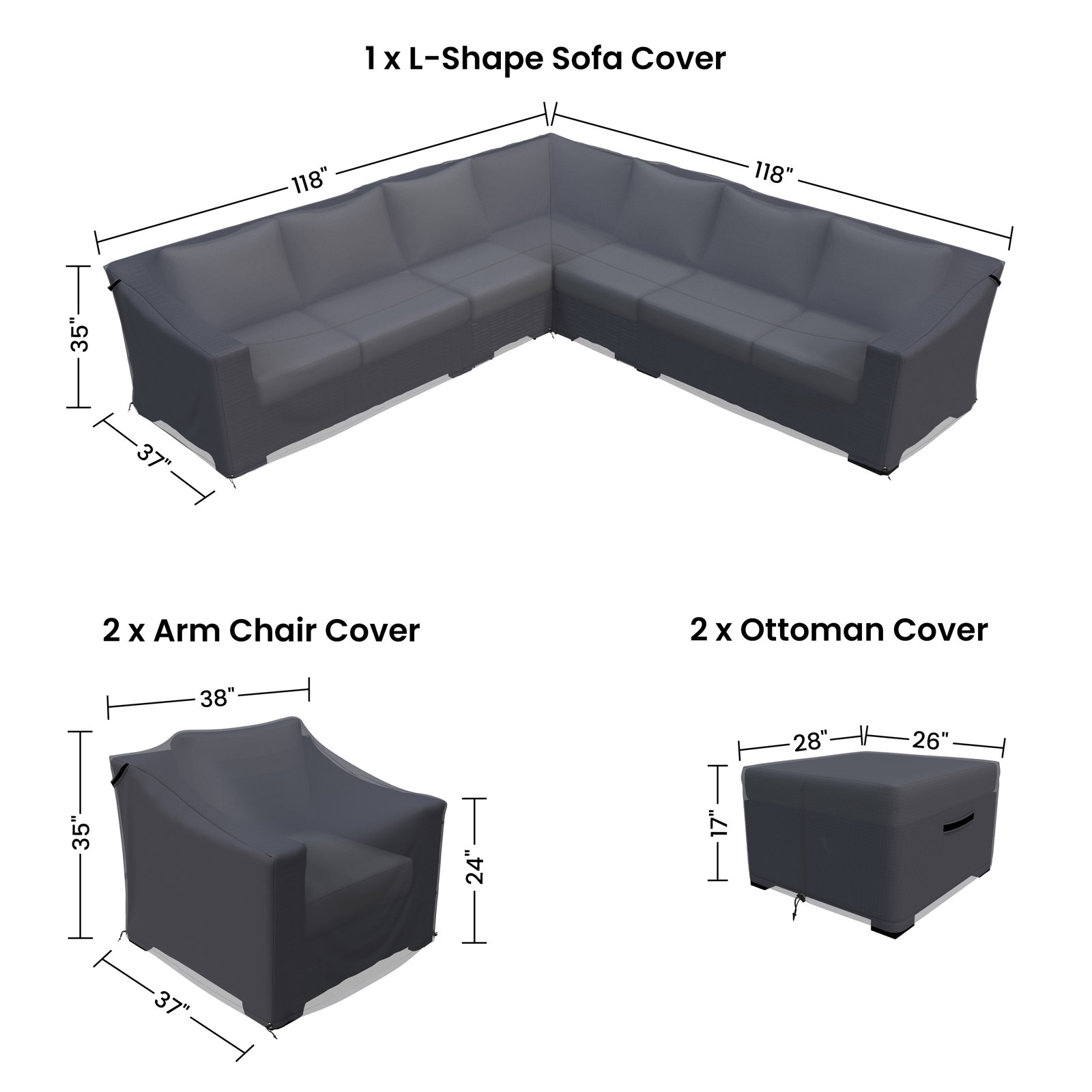 Wicker Group Seating Furniture Cover