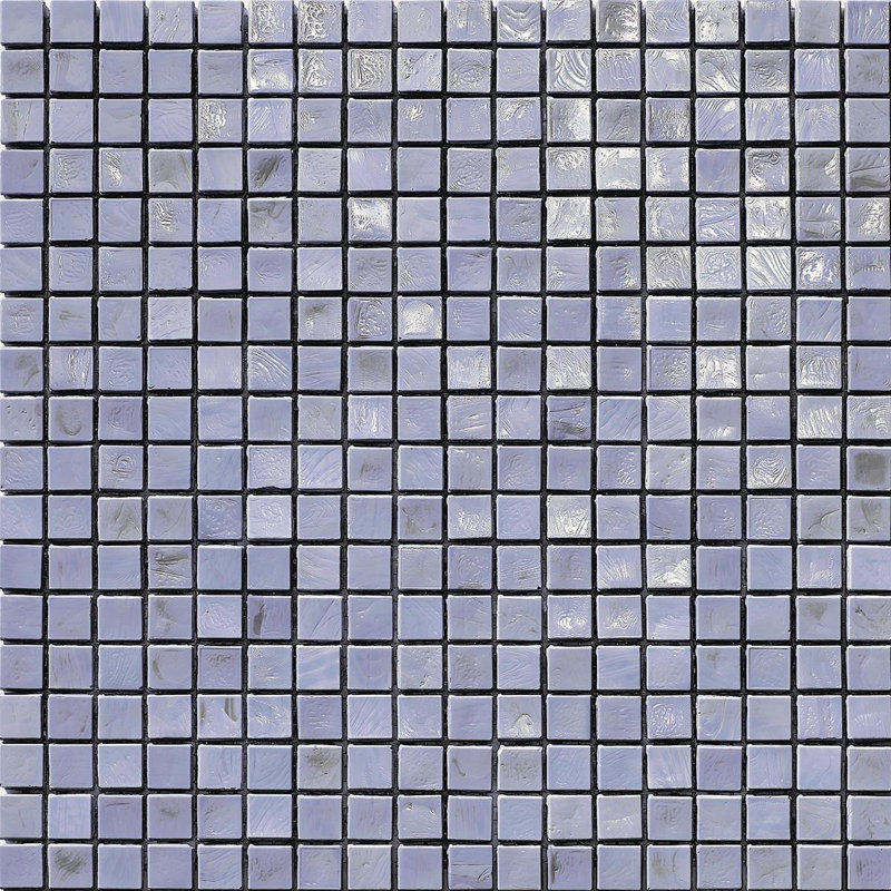 5/8" x 5/8" Glass Mosaic, Light Plum