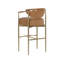 Tabouret de bar Heloise - Milliken Cognac-112389026-112389030