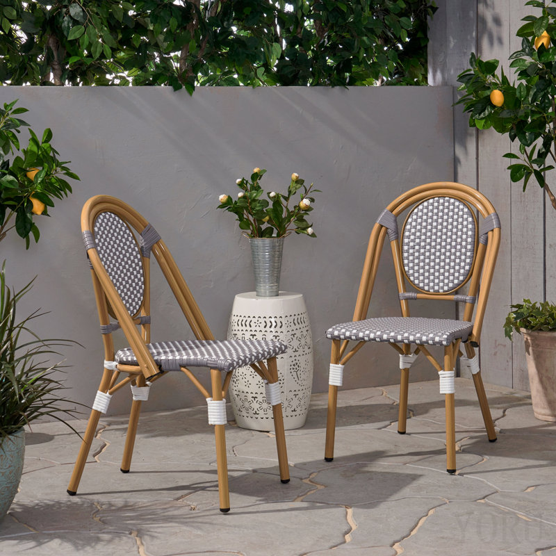 Chaise bistro française (ensemble de 2)