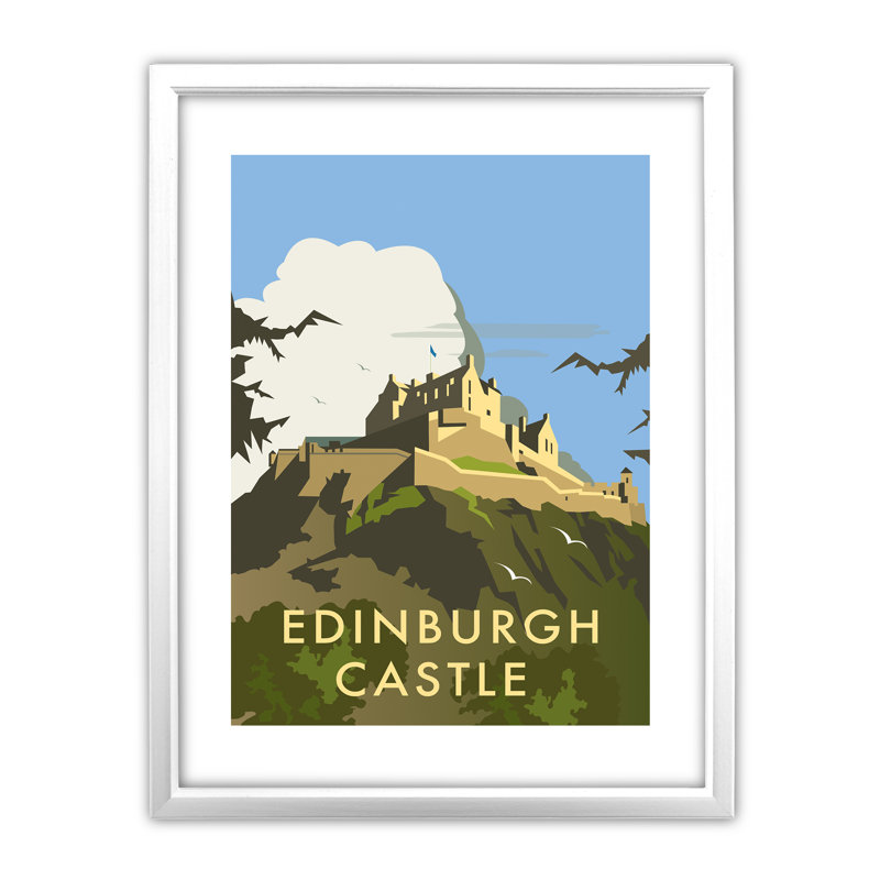 Dave Thompson - Single Picture Frame Print, White