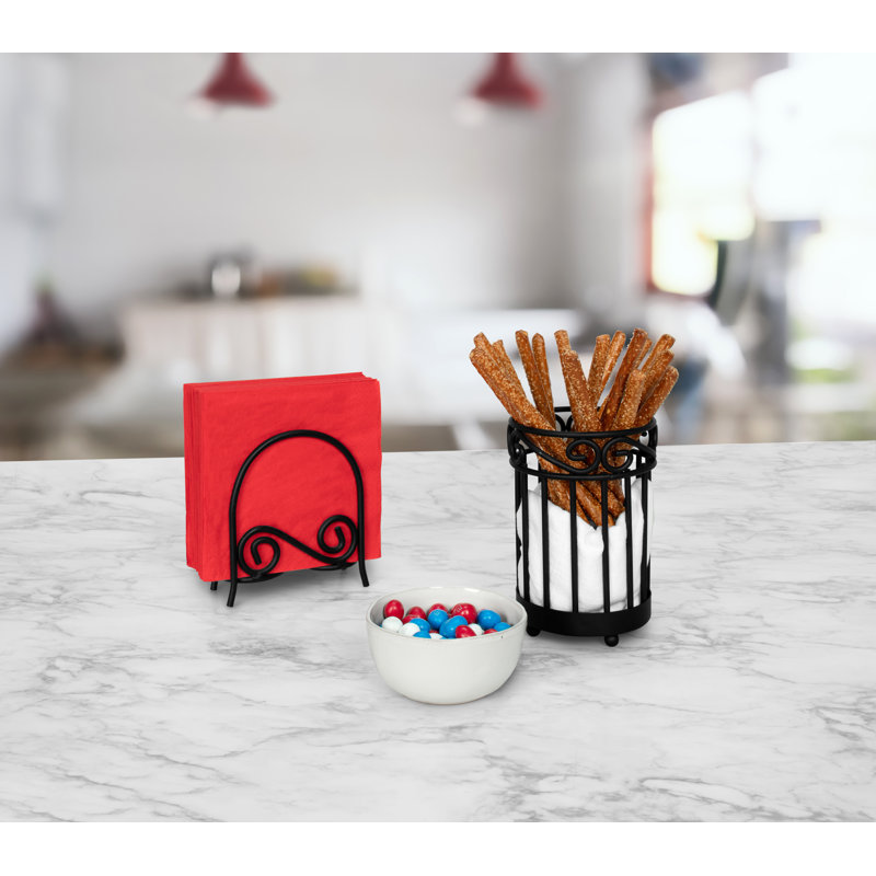 Porte-serviettes Jessica, Noir