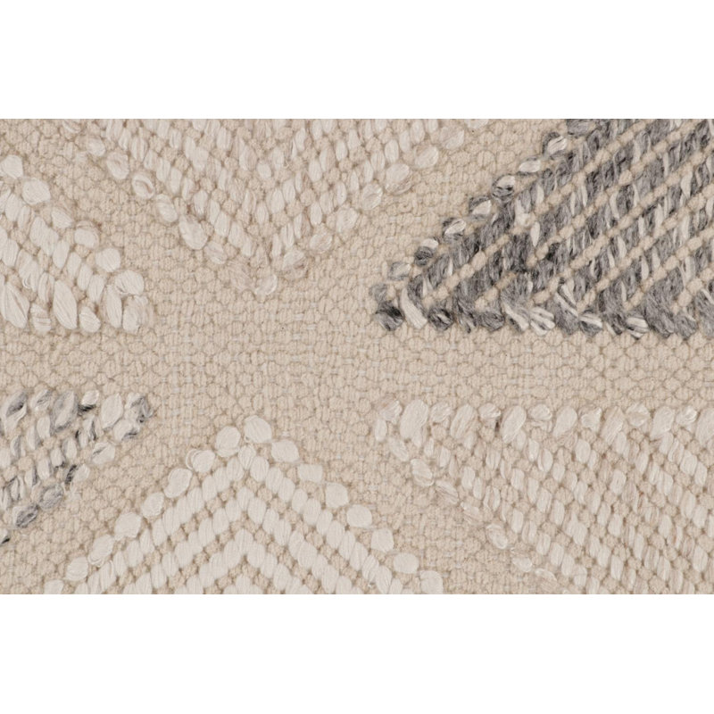 Scandinavian Wool Geometric Area Rug, Rectangle 10' x 14'