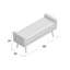 Banc de rangement à couvercle rabattable rembourré Carkin-1234030992