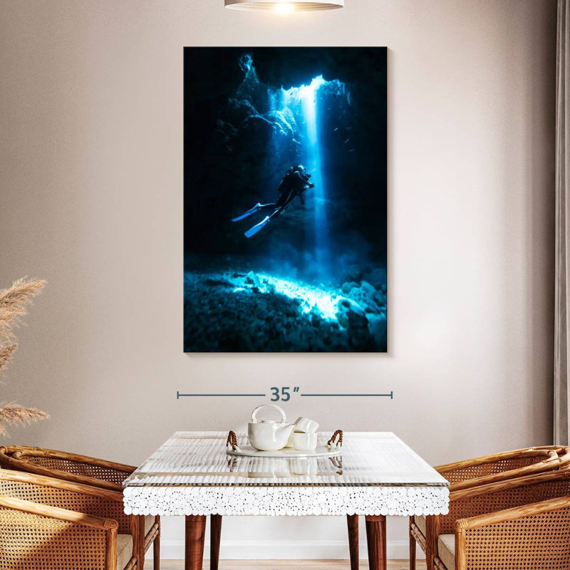 Sireci Scuba, 51" H x 34" W