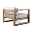 Chaise de patio avec coussins Caselyn-273484536