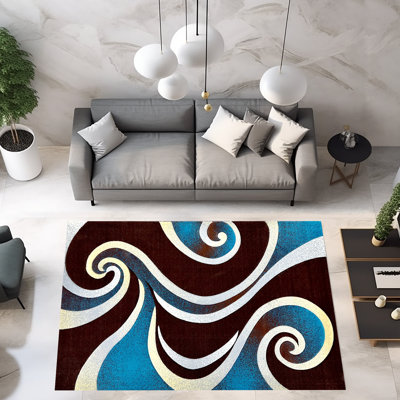 Mccampbell Performance Abstract Indoor Rug