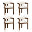 Linen Upholstered Armchair in Beige-304304172-304304160