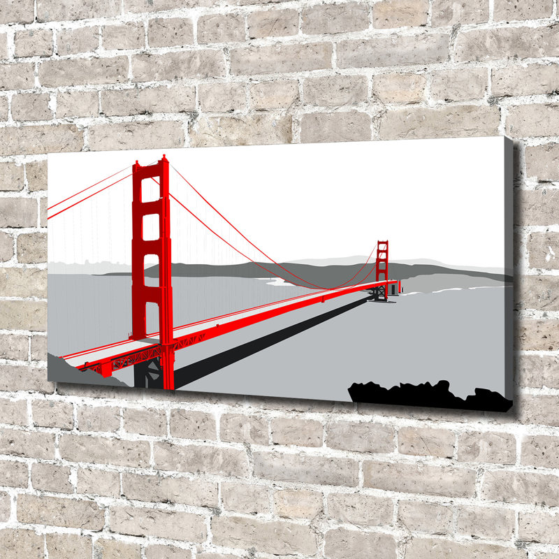 San Francisco Bridge - Wrapped Canvas Print