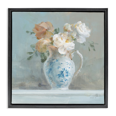 «Heirloom Floral Bouquet Floater», art mural sur toile par Danhui Nai