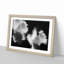 Pair of Daffodils in Abstract - Picture Frame Graphic Art Print-55735172-55735170