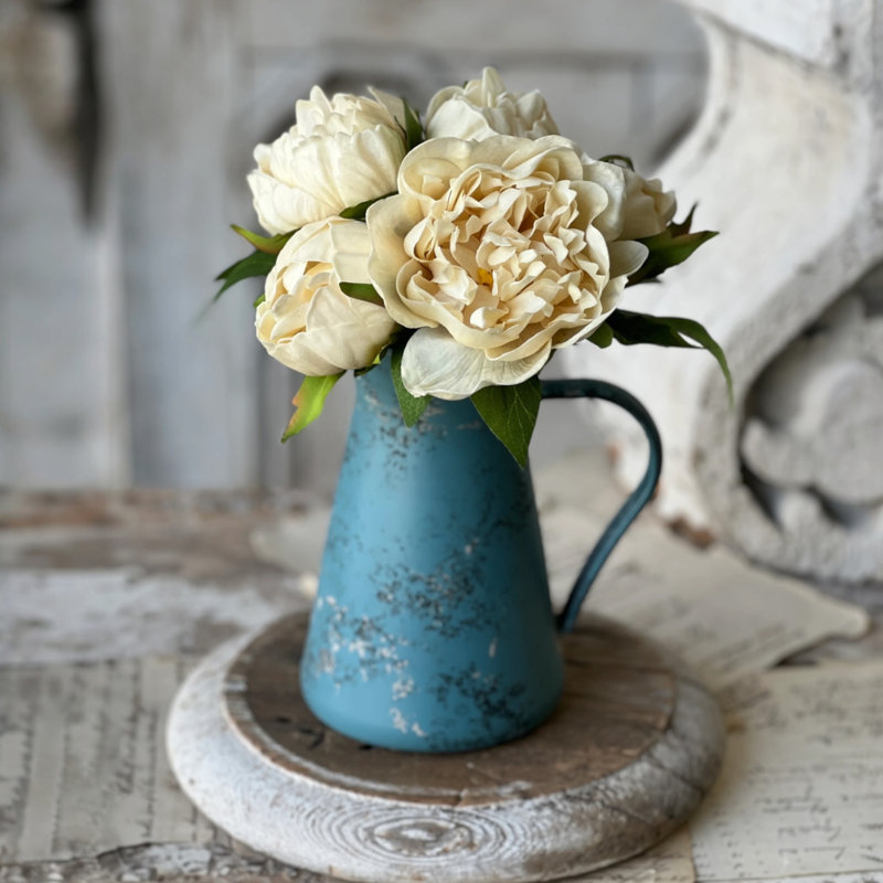 Pichet décoratif bleu
