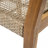 Outdoor Dining Chairs Set Of 2 With Weather-Resistant Acacia Wood And Wicker Accents For Elegant Patio Seating.